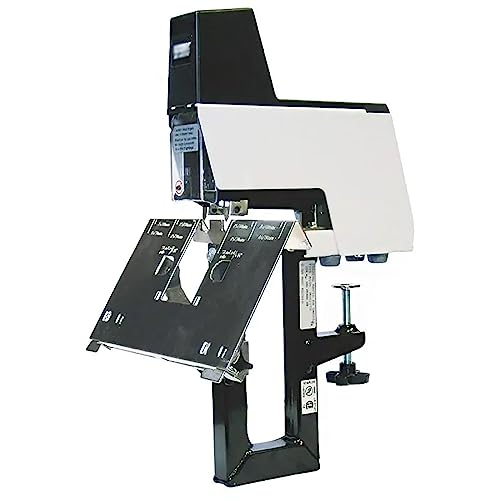 Manueller Hefter, Dual Flat Nail Saddle Stitch Hefter mit Fußpedal-Controller, bindet 2-30 Blatt, kompatibel mit Heftklammern vom Typ 66/6 und 66/8 von Generisch