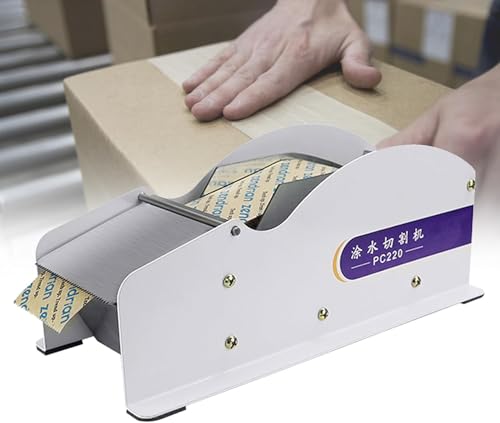 Manueller Klebebandabroller – wasseraktivierter Packbandspender mit Edelstahlschneider zum Versiegeln von Kartons und Kartons von Generisch
