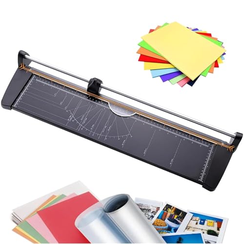 Manueller Präzisions-Rollschneider für den gewerblichen Gebrauch, ideal zum Schneiden von A2/A3/A4/A5-Papier, Fotos und Karten von Generisch