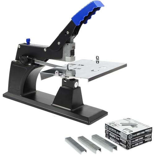 Manueller Sattelstichhefter, Schreibtisch-Buchbindermaschine mit Heftklammern, für Büro, Zuhause und Fabrik von Generisch