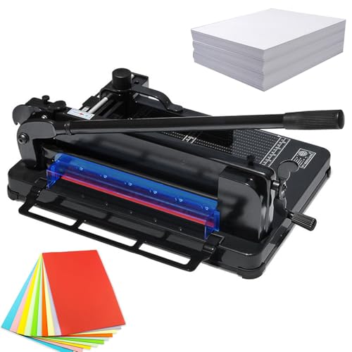 Manueller robuster Guillotine-Papierschneider, Bastelpapierschneider mit Präzisionsstahlmesser zum Schneiden von Etikettenfotos Manueller robuster Guillotine-Papierschneider, Bastelpapierschneider mit Präzisionsstahlmesser zum Schneiden von Etikettenfotos von Generisch