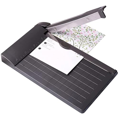 Manueller robuster Guillotine-Papierschneider, tragbarer Papierschneider für Bastelpapier, Fotos, Karten, 160 mm Schnittlänge von Generisch