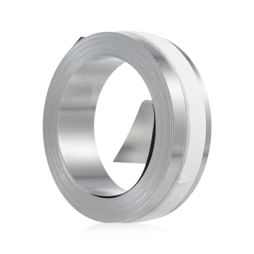 Manuelles 3D-Prägeband aus Stahl, nicht klebend, Metall, Nachfüllpackung, kompatibel mit DYMO Etikettenherstellern M1011/M11-1 Rolle, 12 mm x 6,4 m von Generisch