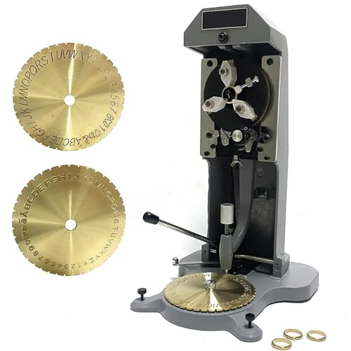 Manuelles Innenring-Gravurwerkzeug mit 2 Schriftarten und Buchstabenblöcken zur Schmuck-Personalisierung Manuelles Innenring-Gravurwerkzeug mit 2 Schriftarten und Buchstabenblöcken zur Schmuck-Personalisierung von Generisch