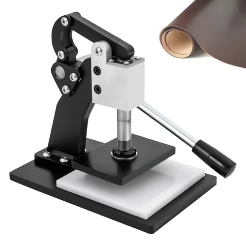 Manuelles Lederschneide- und Prägewerkzeug, Handstanzer mit PVC-Pad für Bastel- und DIY-Projekte von Generisch