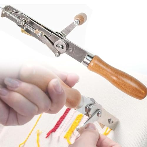 Manuelles Tufting-Werkzeug, effiziente Teppich-Tuftingpistole für Teppiche, Fußmatten, Wandteppiche, Sofakissen, zwei Größen erhältlich Manuelles Tufting-Werkzeug, effiziente Teppich-Tuftingpistole für Teppiche, Fußmatten, Wandteppiche, Sofakissen, zwei Größen erhältlich von Generisch