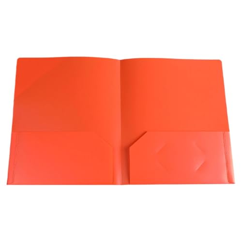Mappe -A4, Kunststoff Schreibmappe Schreibblock Clipboard Dokumentenhalter, Ringordner Aktenordner Briefordner Schreibbrett für Büro/Baustelle/Schule Clipboard Folder, Orange Mappe -A4, Kunststoff Schreibmappe Schreibblock Clipboard Dokumentenhalter, Ringordner Aktenordner Briefordner Schreibbrett für Büro/Baustelle/Schule Clipboard Folder, Orange von Generisch