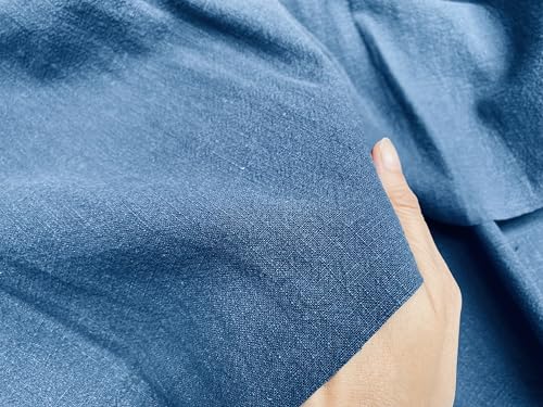 Marineblauer Leinenstoff, Steinwäsche, einfarbig, 100 % Leinen, Heimdekoration, Bettwäsche, Kleidung, Vorhänge, 140 cm breit, Meterware Marineblauer Leinenstoff, Steinwäsche, einfarbig, 100 % Leinen, Heimdekoration, Bettwäsche, Kleidung, Vorhänge, 140 cm breit, Meterware von Generisch