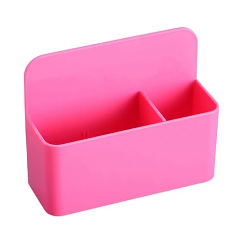 Marker-Halter, Stift- und Radiergummi-Halter für Whiteboard, Magnet, Stiftebecher, Aufbewahrungs-Organizer für Kühlschrank, Spind, Zubehör, Federmäppchen (Rosa, Einheitsgröße) von Generisch