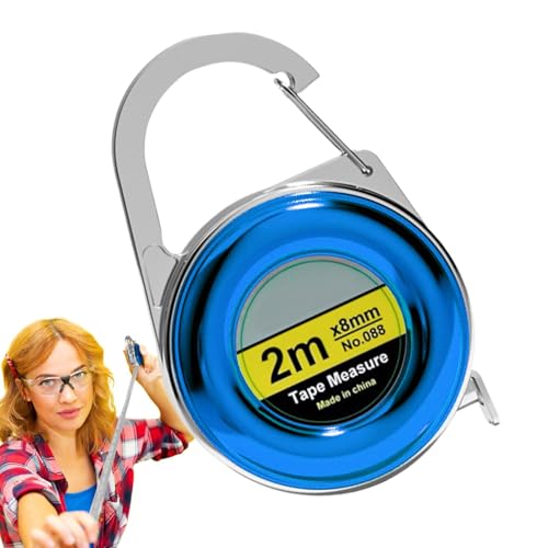 Maßband, Körpermaßband | Maßband für den Körper | Maßband Maßband zum Nähen von 79 Zoll | Taschenbandmaß für flexible Taillenmessung für Viagg Maßband, Körpermaßband | Maßband für den Körper | Maßband Maßband zum Nähen von 79 Zoll | Taschenbandmaß für flexible Taillenmessung für Viagg von Generisch