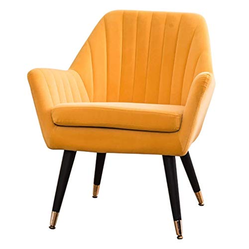 Massivholz Esszimmerstuhl, ergonomischer Lounge-Sessel aus Samtstoff, Frisierkommode, Hocker, ideal für Restaurant, Schlafzimmer und Büro von Generisch