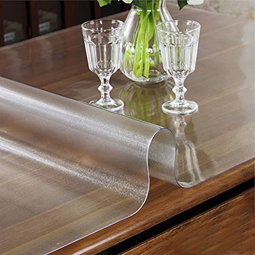 Mattierte PVC-Stuhlmatte für Hartholzböden, 1,5/2,0 mm dick, Schreibtischschutz, Verbrühungs- und abriebfest, anpassbare Größen (180 x 250 cm), perfekt für Büro und Zuhause von Generisch