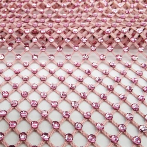 Mehrfarbige Strass-Netz-Applikation auf elastischem Netzstoff mit Kristallen, Nähbesatz, Strassband für selbstgemachte Kleider und Kleidungsstücke Mehrfarbige Strass-Netz-Applikation auf elastischem Netzstoff mit Kristallen, Nähbesatz, Strassband für selbstgemachte Kleider und Kleidungsstücke von Generisch