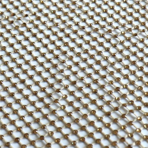 Mehrfarbige Strass-Netz-Applikation auf elastischem Netzstoff mit Kristallen, Nähbesatz, Strassband für selbstgemachte Kleider und Kleidungsstücke Mehrfarbige Strass-Netz-Applikation auf elastischem Netzstoff mit Kristallen, Nähbesatz, Strassband für selbstgemachte Kleider und Kleidungsstücke von Generisch