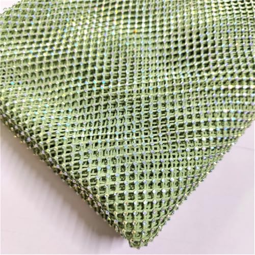 Mehrfarbige Strass-Netz-Applikation auf elastischem Netzstoff mit Kristallen, Nähbesatz, Strassband für selbstgemachte Kleider und Kleidungsstücke Mehrfarbige Strass-Netz-Applikation auf elastischem Netzstoff mit Kristallen, Nähbesatz, Strassband für selbstgemachte Kleider und Kleidungsstücke von Generisch