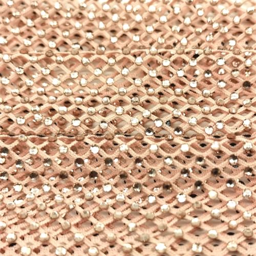 Mehrfarbige Strass-Netz-Applikation auf elastischem Netzstoff mit Kristallen, Nähbesatz, Strassband für selbstgemachte Kleider und Kleidungsstücke Mehrfarbige Strass-Netz-Applikation auf elastischem Netzstoff mit Kristallen, Nähbesatz, Strassband für selbstgemachte Kleider und Kleidungsstücke von Generisch