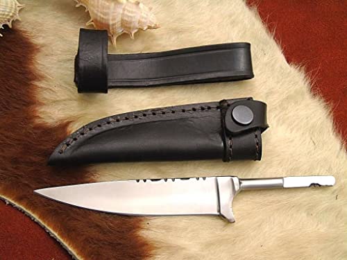 Generisch Messer klinge jagd Nicker 440A Messerbau Rohling Klinge Messer nicker 10 cm 4235 von Generisch