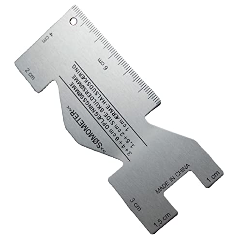 Messlineal zum Nähen,Quiltlineale aus Metall - Hand-Quilt-Nahtmesslehre - Quilt-Schneideschablone, Metall-Messlehre, kompakte Quilt-Lineal-Vorlagen für -Nähen Messlineal zum Nähen,Quiltlineale aus Metall - Hand-Quilt-Nahtmesslehre - Quilt-Schneideschablone, Metall-Messlehre, kompakte Quilt-Lineal-Vorlagen für -Nähen von Generisch