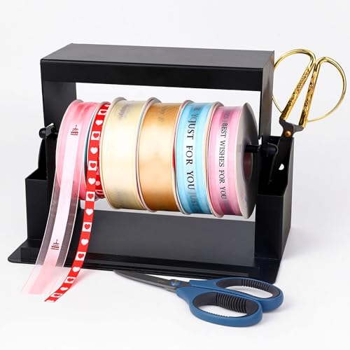 Metall-Bänderhalter, Einzelhandelsdisplay für Blumenläden, Bastelräume und Geschenkläden – Band-Organizer-Box für Washi-Tape und Spitze Metall-Bänderhalter, Einzelhandelsdisplay für Blumenläden, Bastelräume und Geschenkläden – Band-Organizer-Box für Washi-Tape und Spitze von Generisch