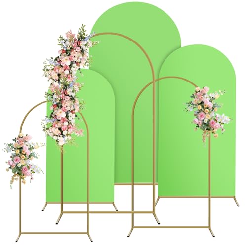 Metall-Ballonbogen-Hintergrundständer und Abdeckungs-Set, gewölbter Rahmen für Hochzeit, Party, Geburtstagsdekorationen Metall-Ballonbogen-Hintergrundständer und Abdeckungs-Set, gewölbter Rahmen für Hochzeit, Party, Geburtstagsdekorationen von Generisch