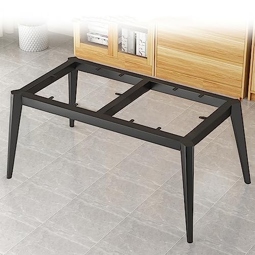 Metall-Esstischbein-Set, strapazierfähig, industrieller rechteckiger Rahmen, DIY-Möbelbeine mit verstellbaren Bodenschonern und Schrauben für Schreibtisch, Werkbank und Schrank, 140 x 80 x 72,5 cm Metall-Esstischbein-Set, strapazierfähig, industrieller rechteckiger Rahmen, DIY-Möbelbeine mit verstellbaren Bodenschonern und Schrauben für Schreibtisch, Werkbank und Schrank, 140 x 80 x 72,5 cm von Generisch