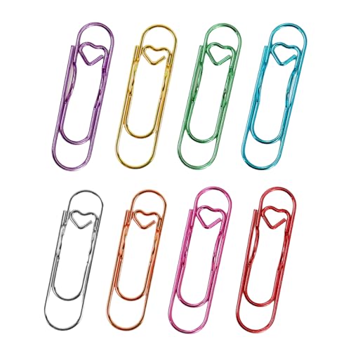 Metall-Stiftclip, Notizbuch-Stifthalter, Büroklammer, Lesezeichen, starker Halt, leichtes Design, vielseitig einsetzbar für Schule, Büro, Reisen, den täglichen Gebrauch, gemischte Farben, 8 Stück Metall-Stiftclip, Notizbuch-Stifthalter, Büroklammer, Lesezeichen, starker Halt, leichtes Design, vielseitig einsetzbar für Schule, Büro, Reisen, den täglichen Gebrauch, gemischte Farben, 8 Stück von Generisch