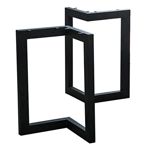 Metall-Tischbeine, 72 cm, industrielle rustikale Dreieckform, Schreibtischbeine, robuste Eisen-Esstischbeine, Tragkraft 408 kg, schwarze Möbelbeine für DIY-Bank, Couchtisch, Bartischbeine, 2 Stück von Generisch