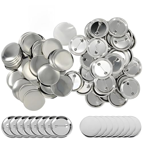 Metallknöpfe für DIY-Projekte, Basteln und personalisierte Geschenke, 5,7 cm, 200 Stück Metallknöpfe für DIY-Projekte, Basteln und personalisierte Geschenke, 5,7 cm, 200 Stück von Generisch