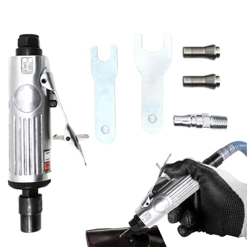 Mini Air Die Mühle - Pneumatisches Rotary -Werkzeug | Schnurloser Straight Mühle für Reifenreparaturen, Autodetails, Schweißen und Holzbearbeitung, Polierer und Schleifwerkzeug für, Metall, Guss Mini Air Die Mühle - Pneumatisches Rotary -Werkzeug | Schnurloser Straight Mühle für Reifenreparaturen, Autodetails, Schweißen und Holzbearbeitung, Polierer und Schleifwerkzeug für, Metall, Guss von Generisch