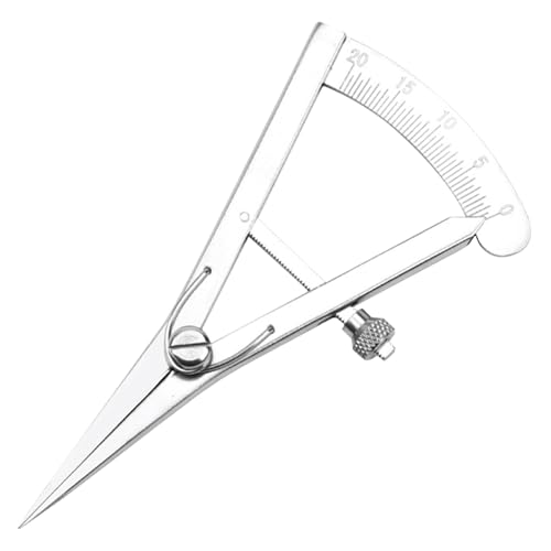 Mini Edge Press - Ga Markierungsindex Einstellbarer Flügelteiler, Präzision für Lederhandwerk -to, Metallbearbeitung und Geometrie Creaser, glänzend, hochpoliert, Handwerkzeug von Generisch
