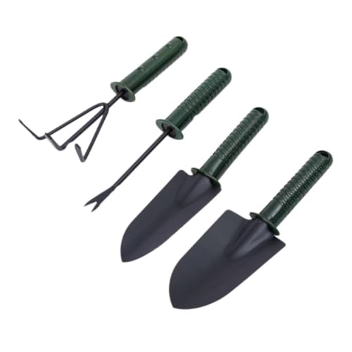 Mini-Gartengeräte, tragbares Garten-Handwerkzeug-Set, kleine Gartengeräte, Miniatur für Pflanzen, Rechen, Schaufel, Kelle, Set, 4 Stück Mini-Gartengeräte, tragbares Garten-Handwerkzeug-Set, kleine Gartengeräte, Miniatur für Pflanzen, Rechen, Schaufel, Kelle, Set, 4 Stück von Generisch