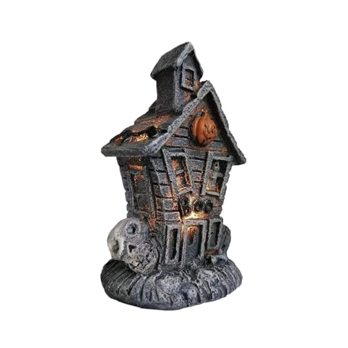 Mini Haunted House Halloween - LED GURCY ZERRAMENT, Party -Dekoration Vorräte | Saisonal beleuchtete Hausfigur, Feiertagstafelstatue für Wohnzimmer im Innenraum Wohnzimmer Home Dekoration Ausrüstung Mini Haunted House Halloween - LED GURCY ZERRAMENT, Party -Dekoration Vorräte | Saisonal beleuchtete Hausfigur, Feiertagstafelstatue für Wohnzimmer im Innenraum Wohnzimmer Home Dekoration Ausrüstung von Generisch
