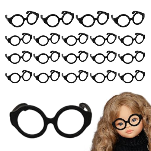 Mini-Puppenbrillen,Puppenbrillen,Linsenlose Puppenbrille Puppen-Anzieh-Requisiten, 20 kleine Gläser, Puppen-Anzieh-Brillen für -Zubehör, Puppen-Anziehzubehör Mini-Puppenbrillen,Puppenbrillen,Linsenlose Puppenbrille Puppen-Anzieh-Requisiten, 20 kleine Gläser, Puppen-Anzieh-Brillen für -Zubehör, Puppen-Anziehzubehör von Generisch