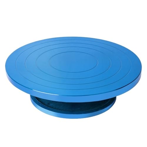 Mini-Töpferscheibe – 15 cm drehbarer Drehteller für Keramik-Skulptur, doppelseitiges Gusseisen-Werkzeug, ideal für Tonkunst- und Bastelprojekte – perfekt für Anfänger und Profis von Generisch