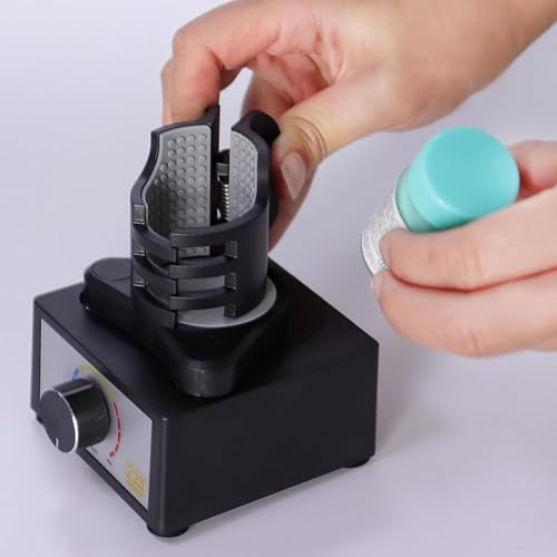 Mini Vortex Farbstreuer, 3 Geschwindigkeiten, einstellbarer Mixer für gleichmäßiges Rühren, ideal für Labor, Nagellack, Wimpernkleber, Acrylfarben von Generisch