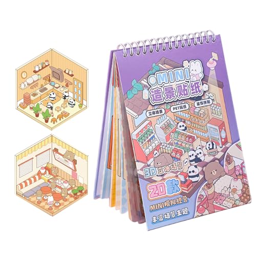 Miniatur Szenen Sticker | Scrapbook Haus Sticker - Bastelbedarf Für Scrapbooking Tagebuch Journaling Miniatur Szenen Sticker | Scrapbook Haus Sticker - Bastelbedarf Für Scrapbooking Tagebuch Journaling von Generisch