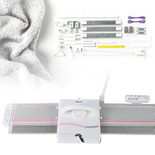 Mitteldicke Kunststoff-Strickmaschine für handgefertigte Pullover, kompatibel mit verschiedenen Garnen, einfach zu bedienen für Bastel-Enthusiasten von Generisch