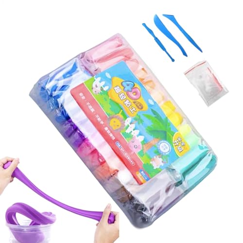 Modelliermasse-Kit für Kinder, Modelliermasse für Mädchen, handgefertigtes Set für Kinder, mit Modellierwerkzeugen, Jungen, Mädchen, Kinder ab 3 Jahren Modelliermasse-Kit für Kinder, Modelliermasse für Mädchen, handgefertigtes Set für Kinder, mit Modellierwerkzeugen, Jungen, Mädchen, Kinder ab 3 Jahren von Generisch