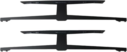 Moderne Möbelbeine aus massivem Metall, Schwarze, robuste Sofabeine, italienische TV-Schrankbeine, 2 Stück(C) von Generisch