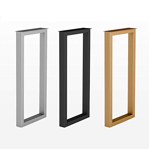 Moderne rechteckige Metall-Tischbeine für Esszimmer, 99,8 cm Höhe, Küchenstütze, Bodenschutz, 1 Stück, stilvolle Möbelbeine, robustes Design von Generisch