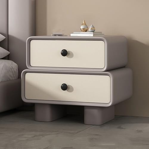 Moderner Nachttisch, mit Stauraum, Nachttisch, Kommode, Schrank für Schlafzimmer, 2 Schubladen, Beistelltische, Holz-Nachttisch Moderner Nachttisch, mit Stauraum, Nachttisch, Kommode, Schrank für Schlafzimmer, 2 Schubladen, Beistelltische, Holz-Nachttisch von Generisch