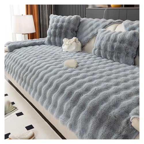 Modularer blauer Sofabezug, rutschfest, Möbelschutz, Haustierfreundlich, 90 cm x 260 cm, Plüschstoff für Wohnzimmer, langlebige und stilvolle Polsterung Modularer blauer Sofabezug, rutschfest, Möbelschutz, Haustierfreundlich, 90 cm x 260 cm, Plüschstoff für Wohnzimmer, langlebige und stilvolle Polsterung von Generisch