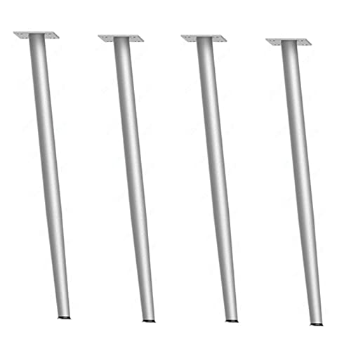 Möbelbeine aus Metall, 4 Stück, moderne DIY-Ersatzfüße für Tisch, Schrank, Kommode, TV-Ständer, stabile Frühstücksbarbeine für Couch, Sofa, schwarze Arbeitsplattenbeine für Wohnmöbel von Generisch