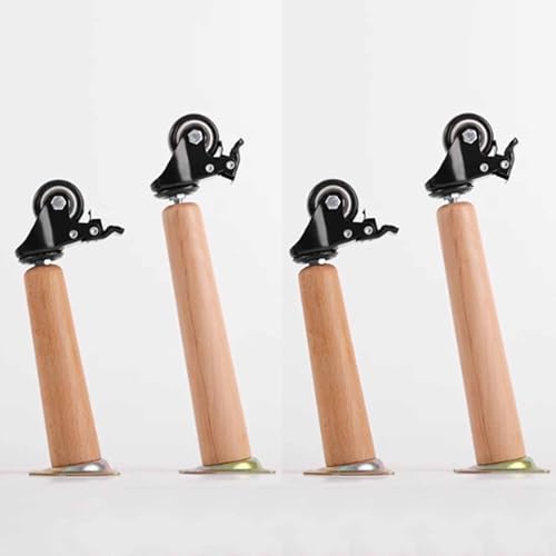 Möbelbeine aus natürlichem Massivholz, 69,8 cm, Schrankfüße, Stuhlbeine, ideal für Kommoden, TV-Ständer, Nachttische, perfekt für Heimdekoration, 4 Stück Möbelbeine aus natürlichem Massivholz, 69,8 cm, Schrankfüße, Stuhlbeine, ideal für Kommoden, TV-Ständer, Nachttische, perfekt für Heimdekoration, 4 Stück von Generisch