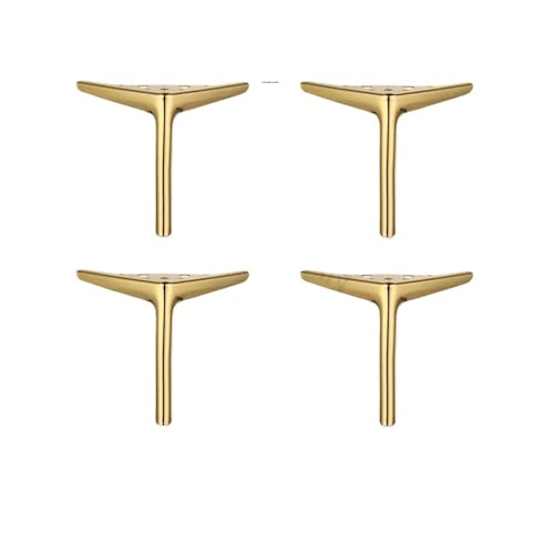 Möbelbeine aus schwarzem Metall, 12 cm, Ersatz für TV-Schrank, Couchtisch, Bett, Hocker, Stuhl, Sofa, stilvolle Gold- und Silber-Optionen, langlebige Beschläge, 4 Stück Möbelbeine aus schwarzem Metall, 12 cm, Ersatz für TV-Schrank, Couchtisch, Bett, Hocker, Stuhl, Sofa, stilvolle Gold- und Silber-Optionen, langlebige Beschläge, 4 Stück von Generisch