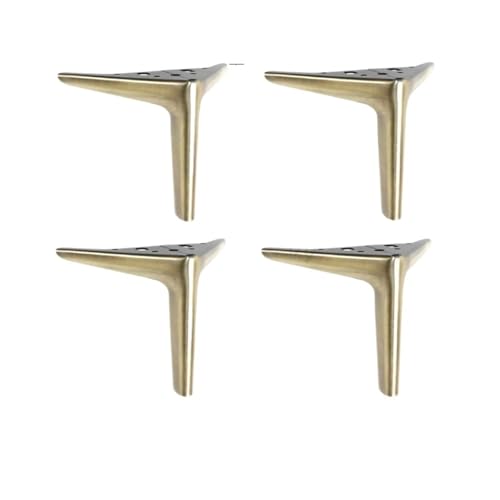 Möbelbeine aus schwarzem Metall, 12 cm Höhe, stilvoller Ersatz für TV-Schrank, Bett, Couchtisch, Schreibtisch, Hocker und Sofa, langlebig, 4 Stück von Generisch