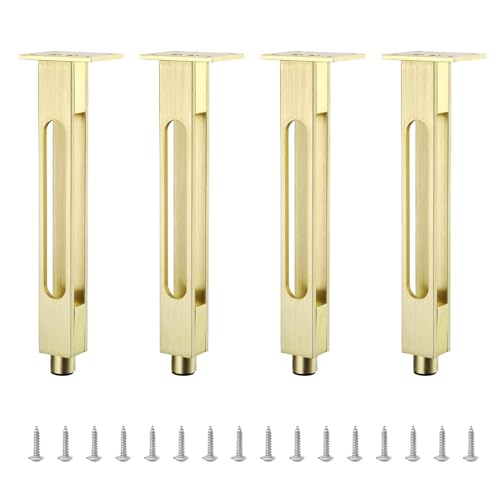 Möbelbeine mit Schraube, höhenverstellbar, Aluminiumlegierung, Ersatzfüße für Sofa-Unterstützung, 25 cm, 4 Stück Möbelbeine mit Schraube, höhenverstellbar, Aluminiumlegierung, Ersatzfüße für Sofa-Unterstützung, 25 cm, 4 Stück von Generisch