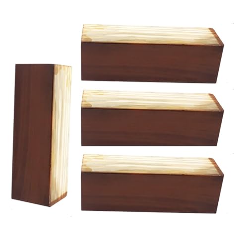 Möbelfüße aus Holz, 4 Stück, Betterhöhungen für Sofa und L-förmige Couch, Ersatzbeine für Kommoden und Tische, 5 cm Höhe, Sofabeine aus Holz von Generisch