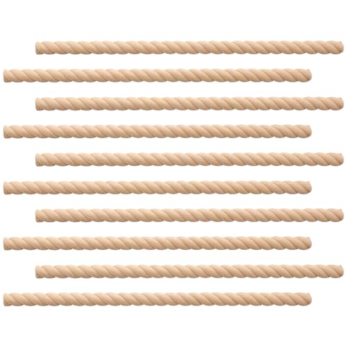 Moldure Dekorative Leisten aus Holz, zuschneidbar, 10 Stück, unlackiertes Holz für Schrank, , , Tür, Spiegel, Möbel, Kommode Moldure Dekorative Leisten aus Holz, zuschneidbar, 10 Stück, unlackiertes Holz für Schrank, , , Tür, Spiegel, Möbel, Kommode von Generisch