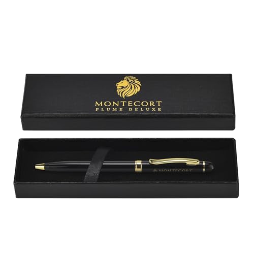 Montecort – edler Kugelschreiber hochwertig, Kugelschreiber Set mit Etui, hochwertiger Stift edel, Luxus Kuli, Tinte saphirblau, old money, Geschenk für Herren, Geschenk Vatertag, Bürobedarf, Business Montecort – edler Kugelschreiber hochwertig, Kugelschreiber Set mit Etui, hochwertiger Stift edel, Luxus Kuli, Tinte saphirblau, old money, Geschenk für Herren, Geschenk Vatertag, Bürobedarf, Business von Dttra